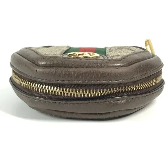 GUCCI GG Shelly line Ophidia Key Chain Wallet Coin Compartment coin purse - Picture 7 of 14